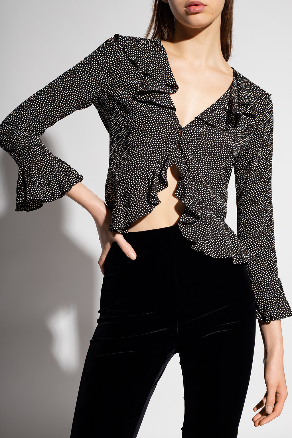 Saint Laurent Shirt in Striped Silk Crepe De Chine | Saks